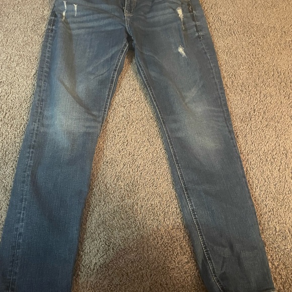 Silver Jeans girlfriend fit straight leg worn very little a little distressed - Picture 7 of 10